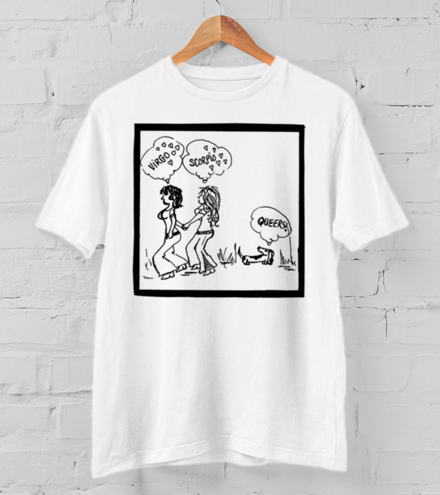 The Lesbian Tide 1971 Virgo Scorpio Queers T-Shirt