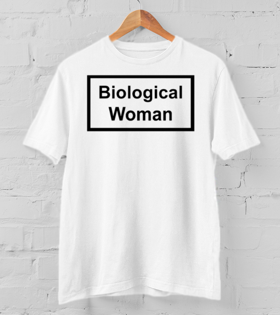 Biological Woman Text Box T-Shirt