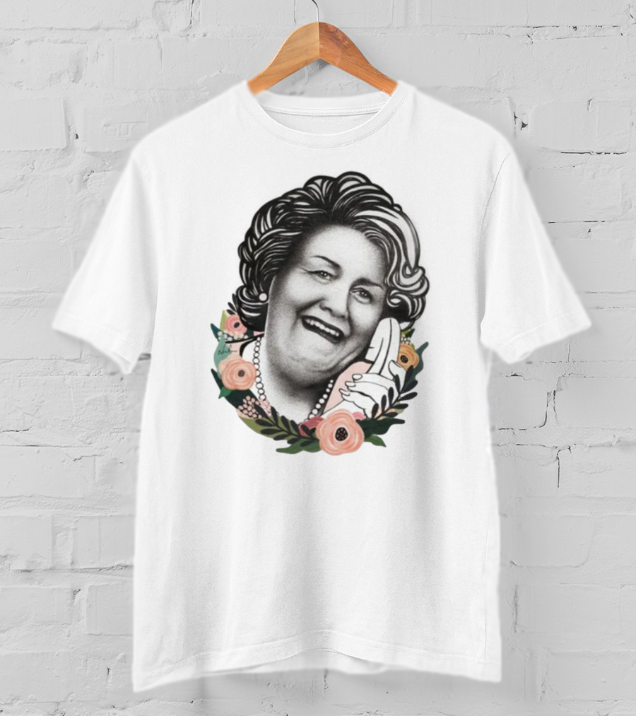 Hyacinth Bouquet With Floral Border And Telephone T-Shirt