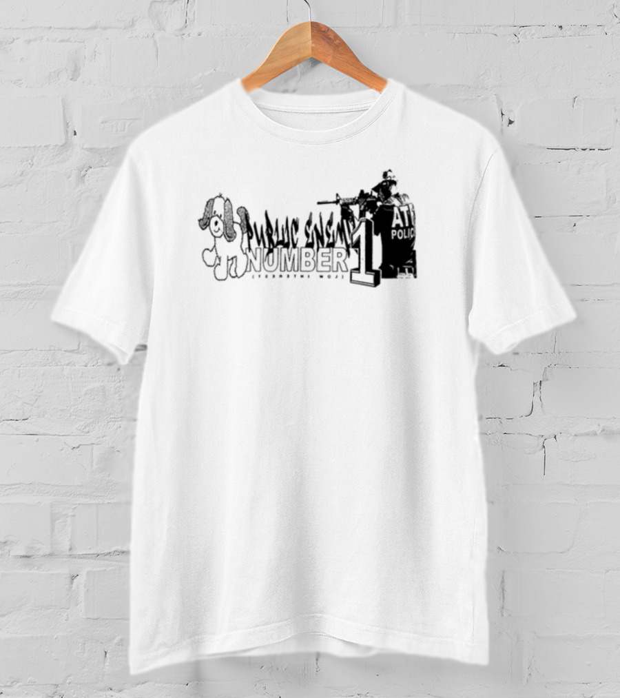 Lowinterestclothing Public Enemy Number One ATF Police Cartoon T-Shirt