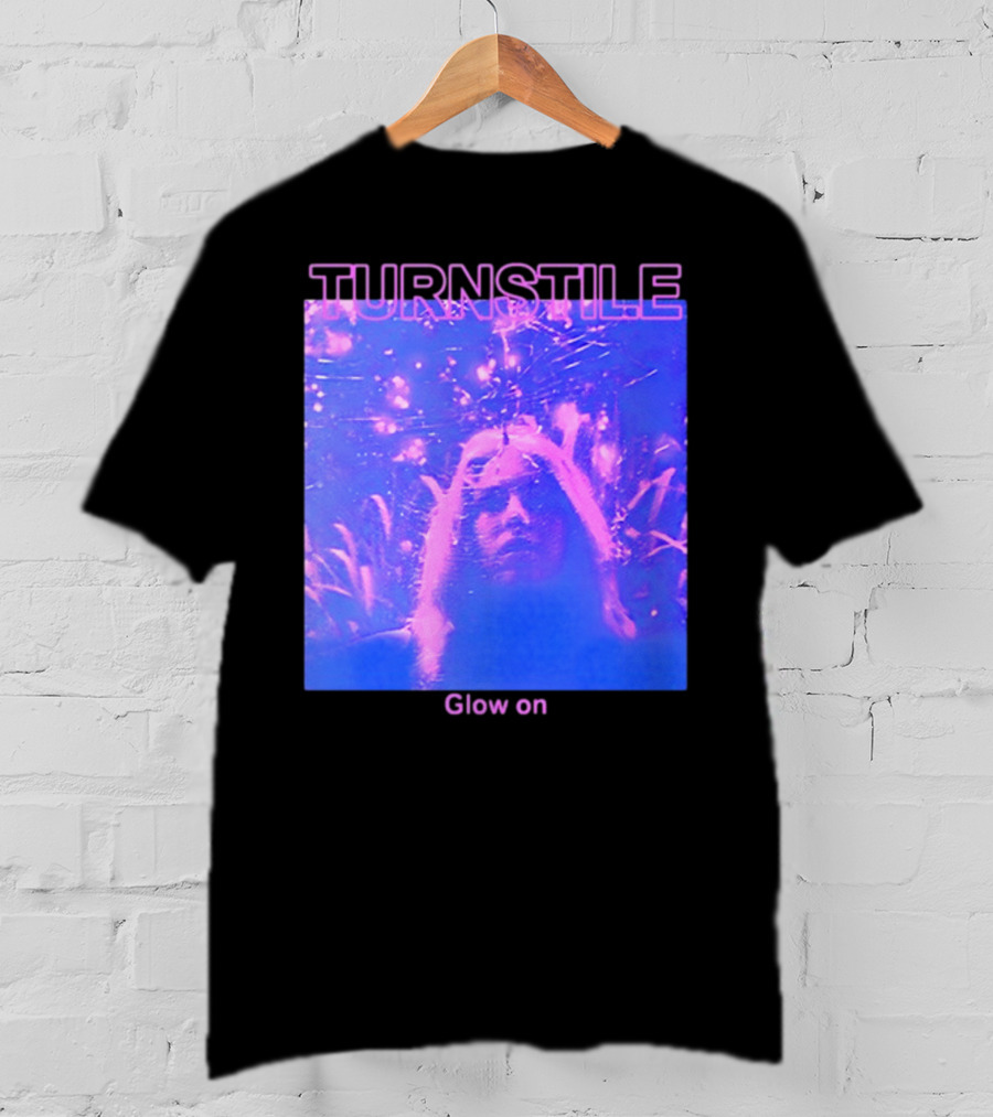 Turnstile Glow On Psychedelic Purple T-Shirt