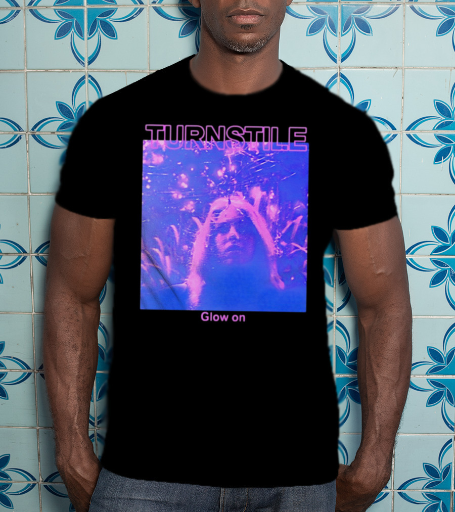 Turnstile Glow On Psychedelic Purple T-Shirt