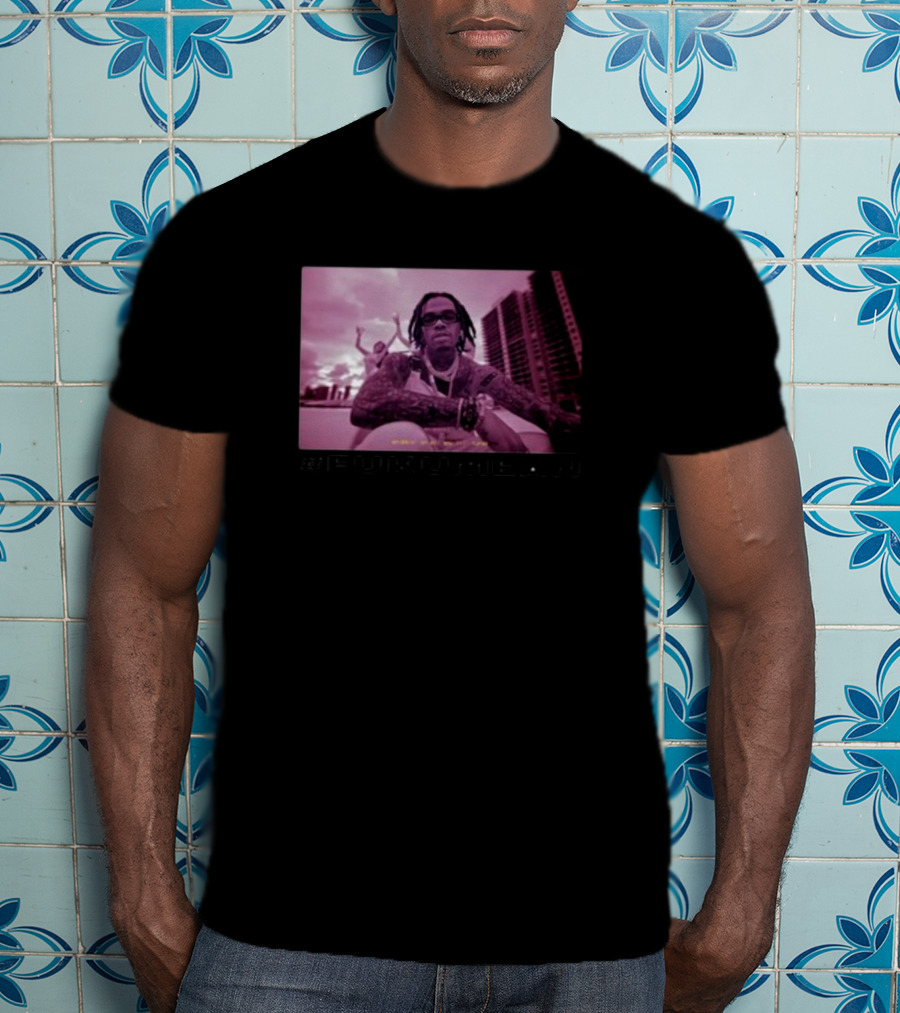 Gunnawunna #Fukumean Urban Style With Pink Tint And Skyline Background T-Shirt