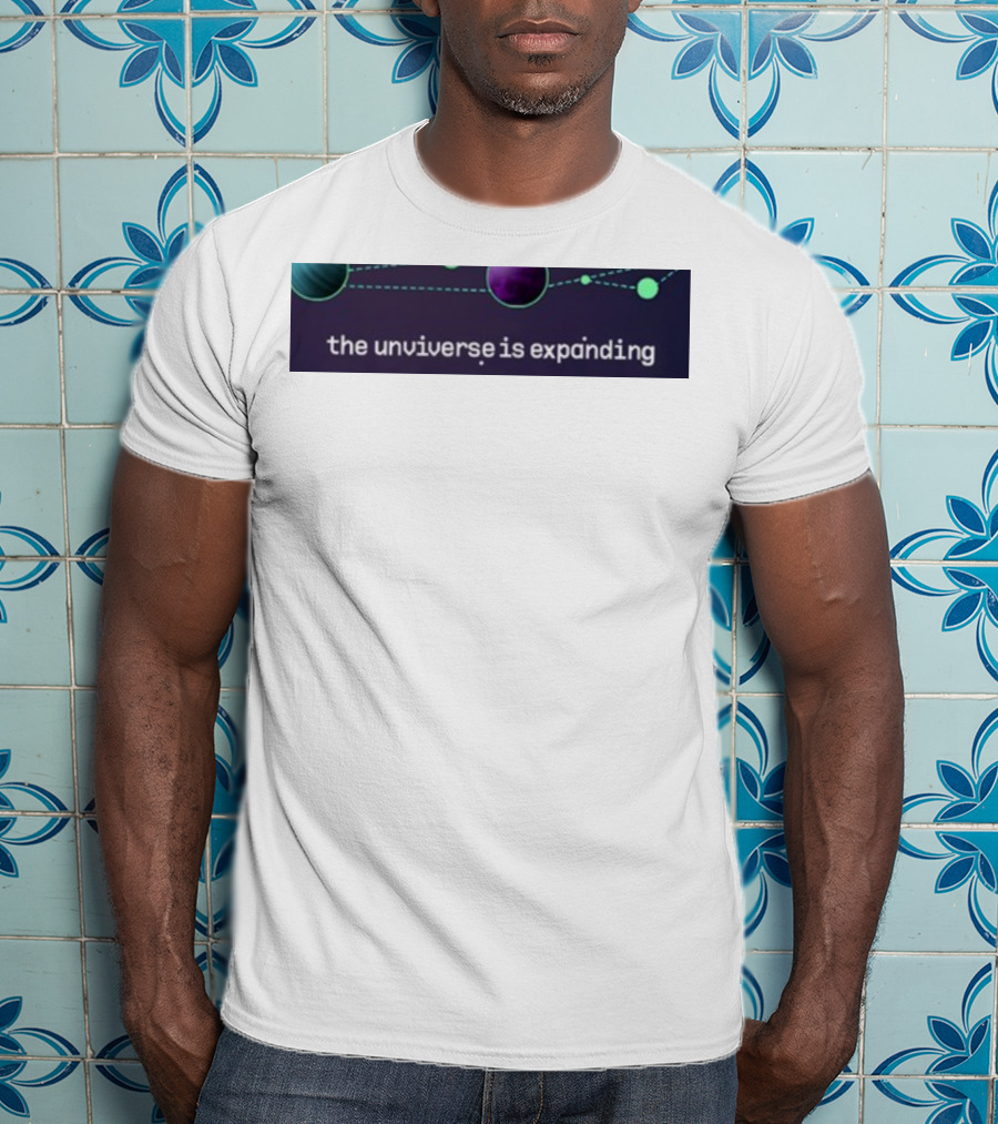 Jo3car The Universe Is Expanding Planets And Cosmic Lines T-Shirt