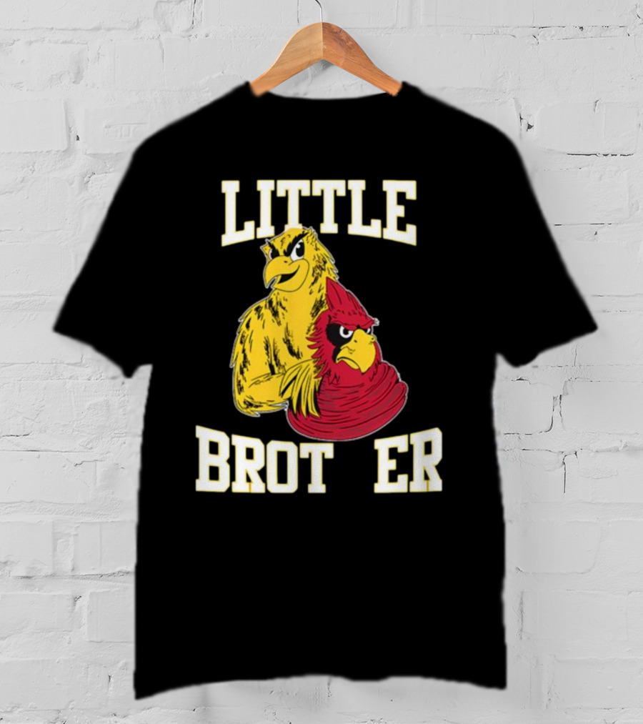 LITTLE BROTHER Iowa Hawkeyes Iowa State Cyclones Rivalry T-Shirt