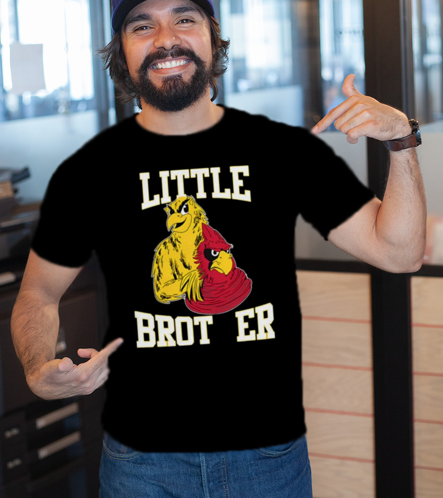 LITTLE BROTHER Iowa Hawkeyes Iowa State Cyclones Rivalry T-Shirt