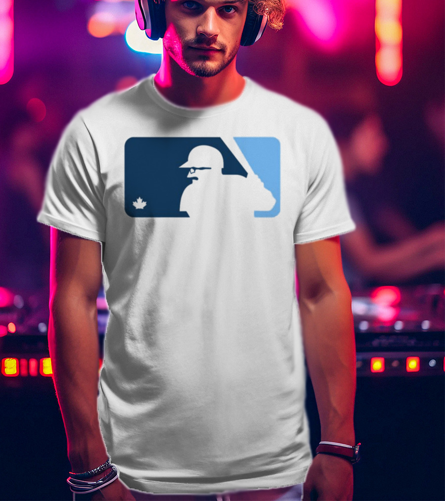 Davis Schneider's Babe Schneider Baseball Silhouette With Canadian T-Shirt
