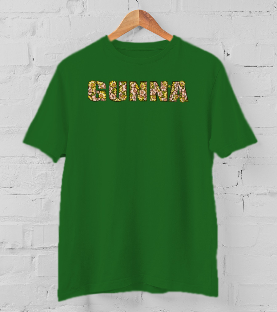 Gunna Wunna Floral Pattern Wun Night Only T-Shirt
