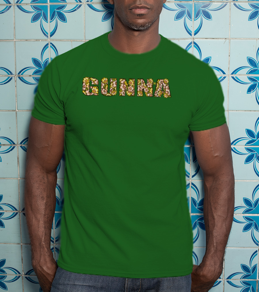 Gunna Wunna Floral Pattern Wun Night Only T-Shirt
