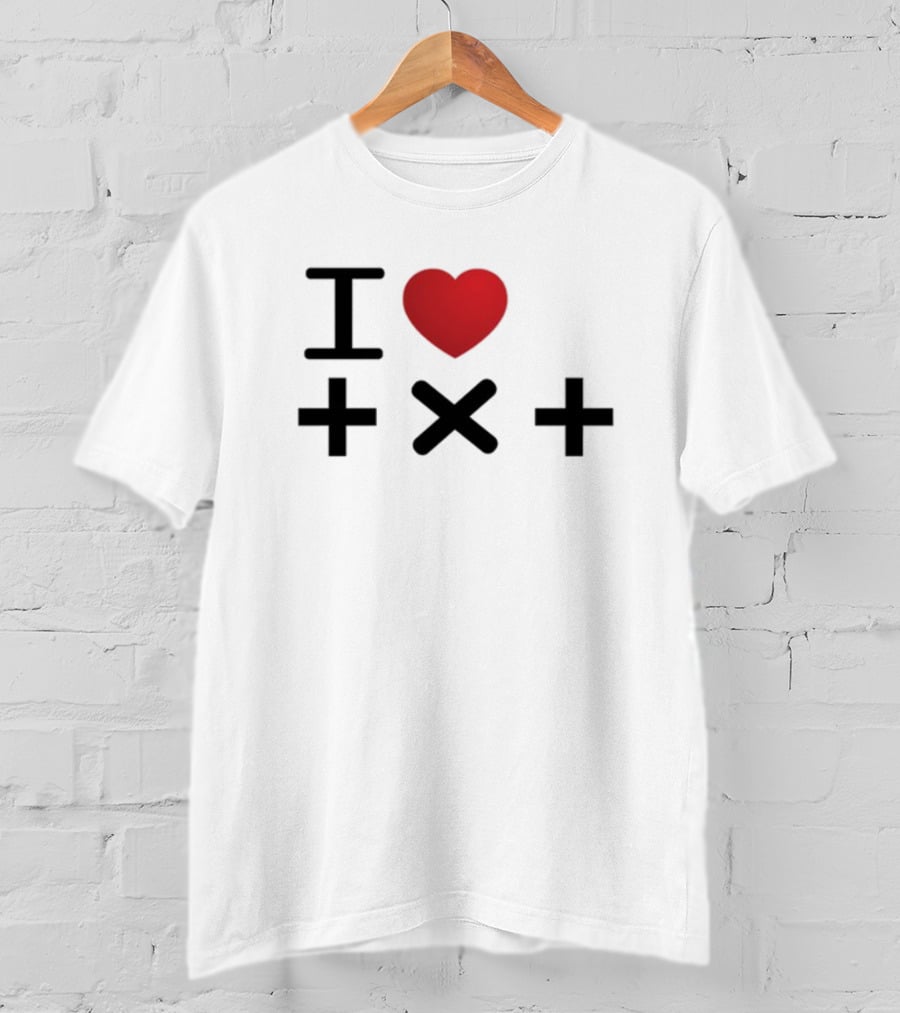 I Love Plus X Plus T-Shirt