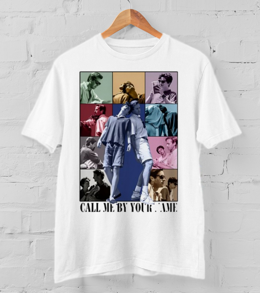 Call Me By Your Name Vintage Pop Art Collage Eras Tour T-Shirt