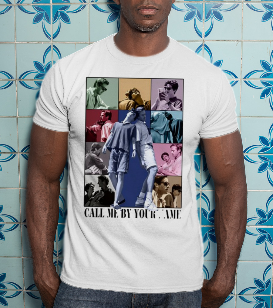 Call Me By Your Name Vintage Pop Art Collage Eras Tour T-Shirt