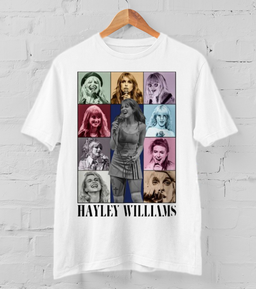 Vuccie Hayley Williams Paramore Collage Pop Art Photos T-Shirt