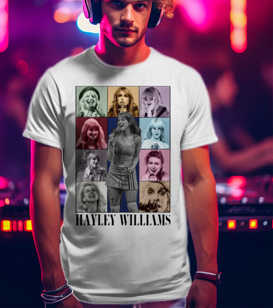 Vuccie Hayley Williams Paramore Collage Pop Art Photos T-Shirt