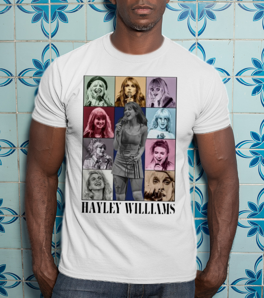 Vuccie Hayley Williams Paramore Collage Pop Art Photos T-Shirt