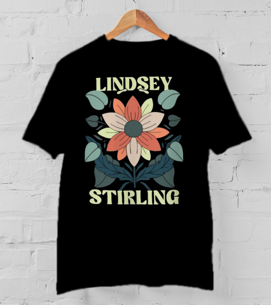 Lindsey Stirling Floral Design Flower T-Shirt