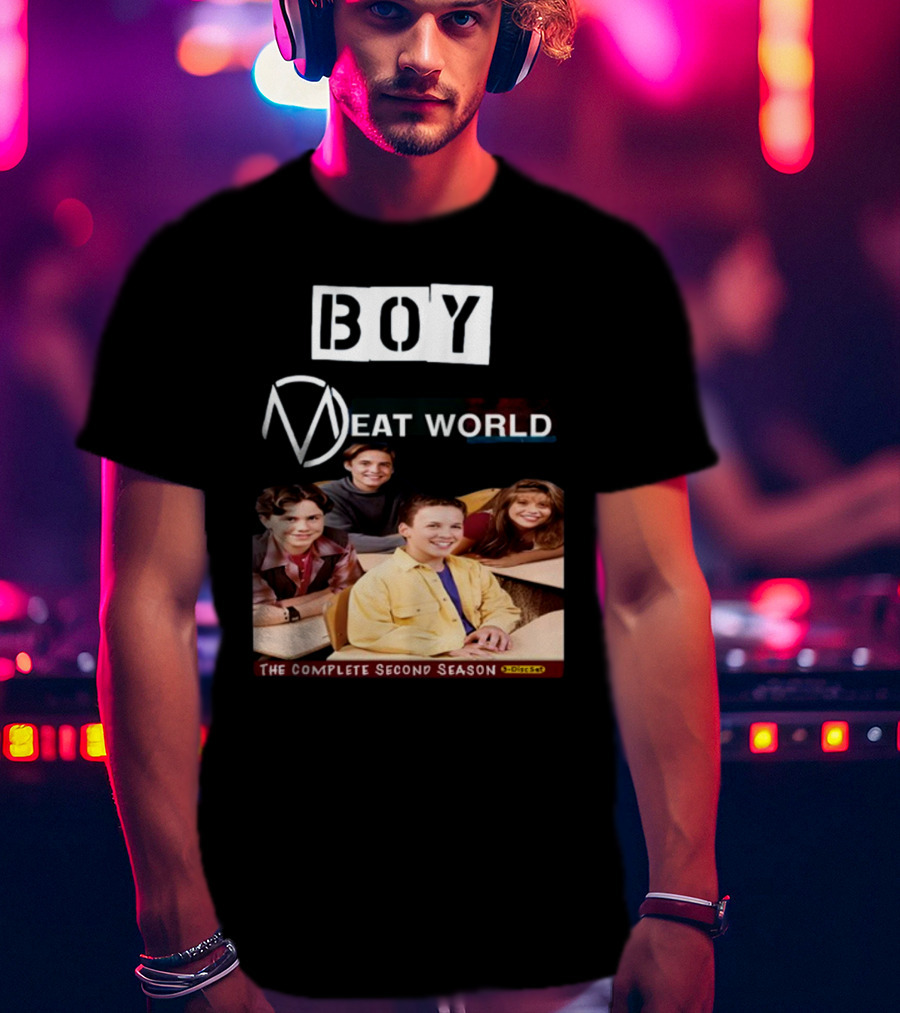 Boy Meat World The Complete Second Season DVD Cast Classroom T-Shirt