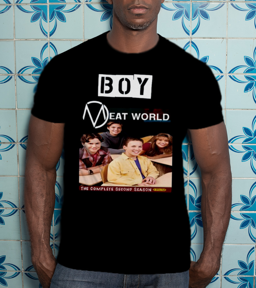 Boy Meat World The Complete Second Season DVD Cast Classroom T-Shirt