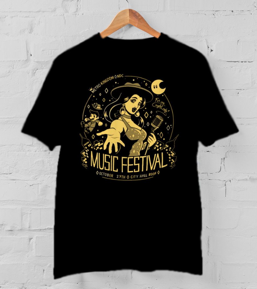 Metro Kingdom Music Festival October 27th City Hall Roof T-Shirt
