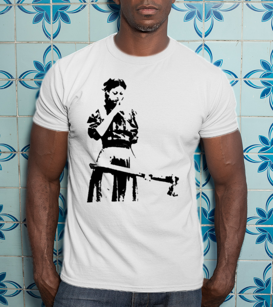 Mia Goth Pearl Film Character With Weapon T-Shirt