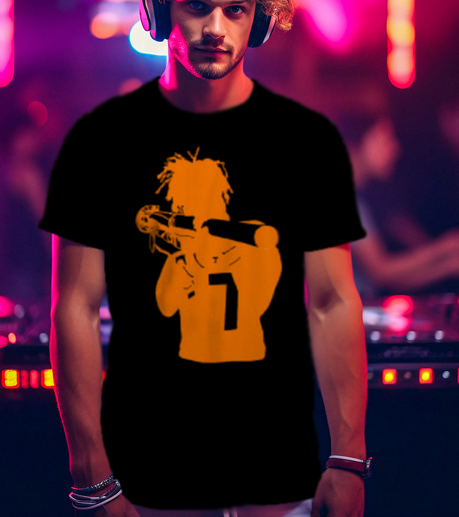 Vol Locked And Loaded Number 7 Football Rocket T-Shirt