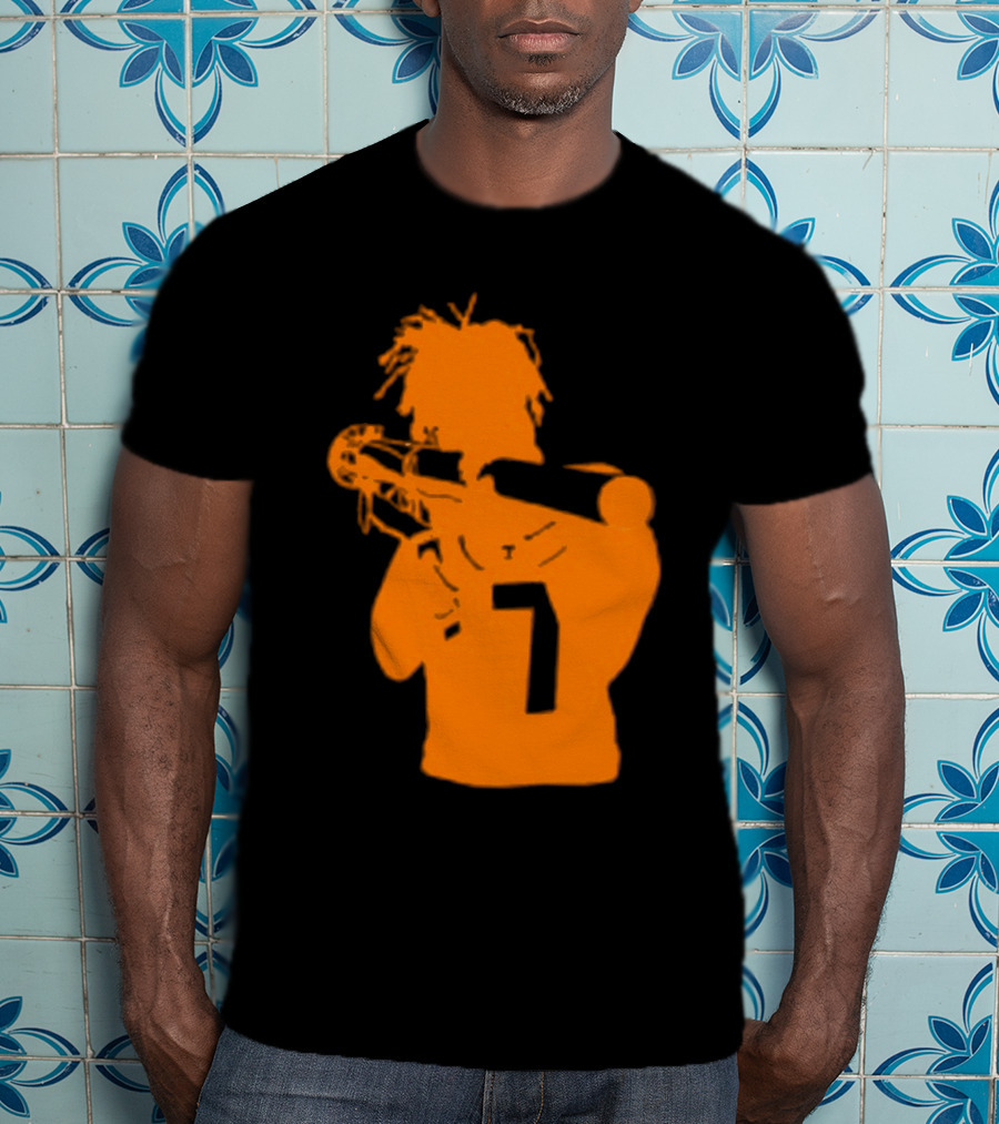 Vol Locked And Loaded Number 7 Football Rocket T-Shirt