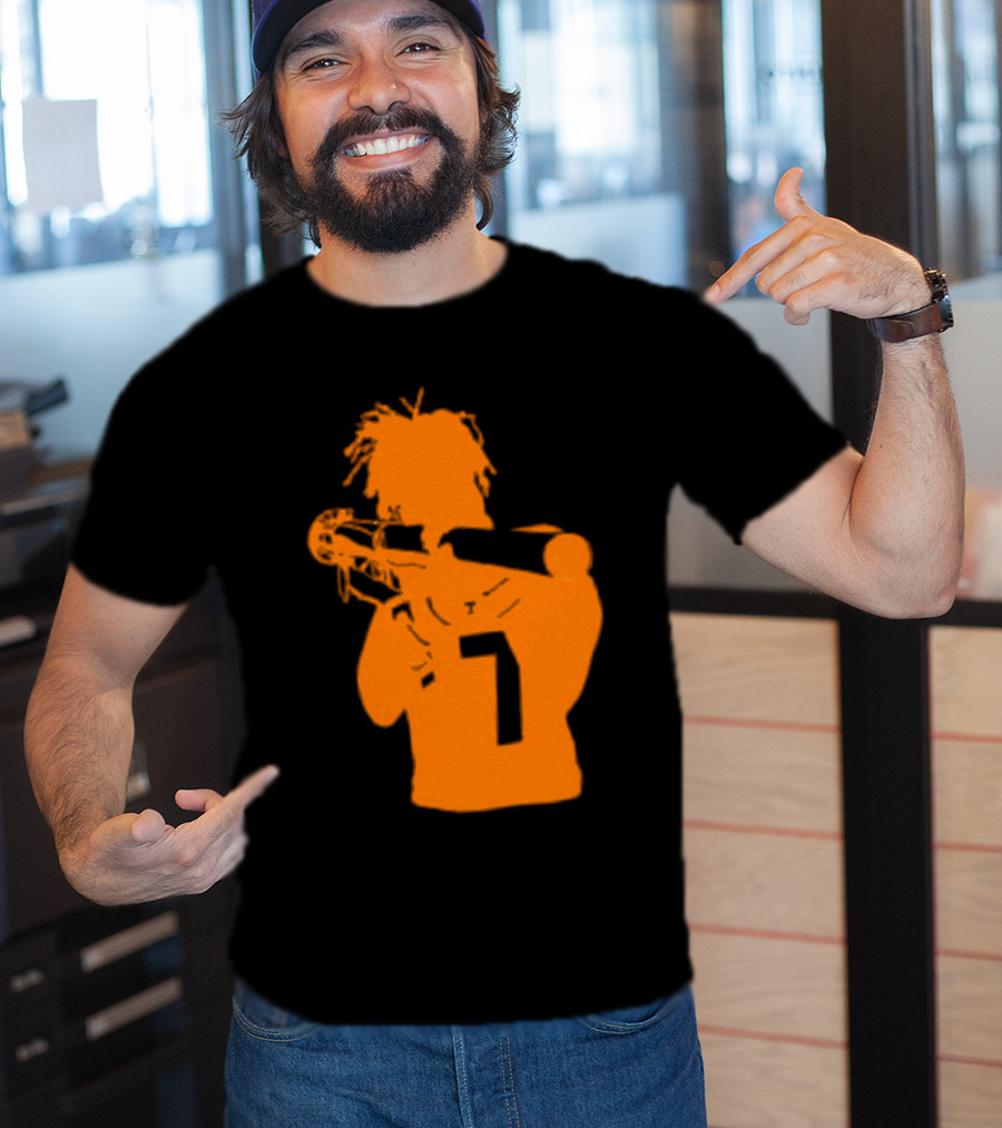Vol Locked And Loaded Number 7 Football Rocket T-Shirt