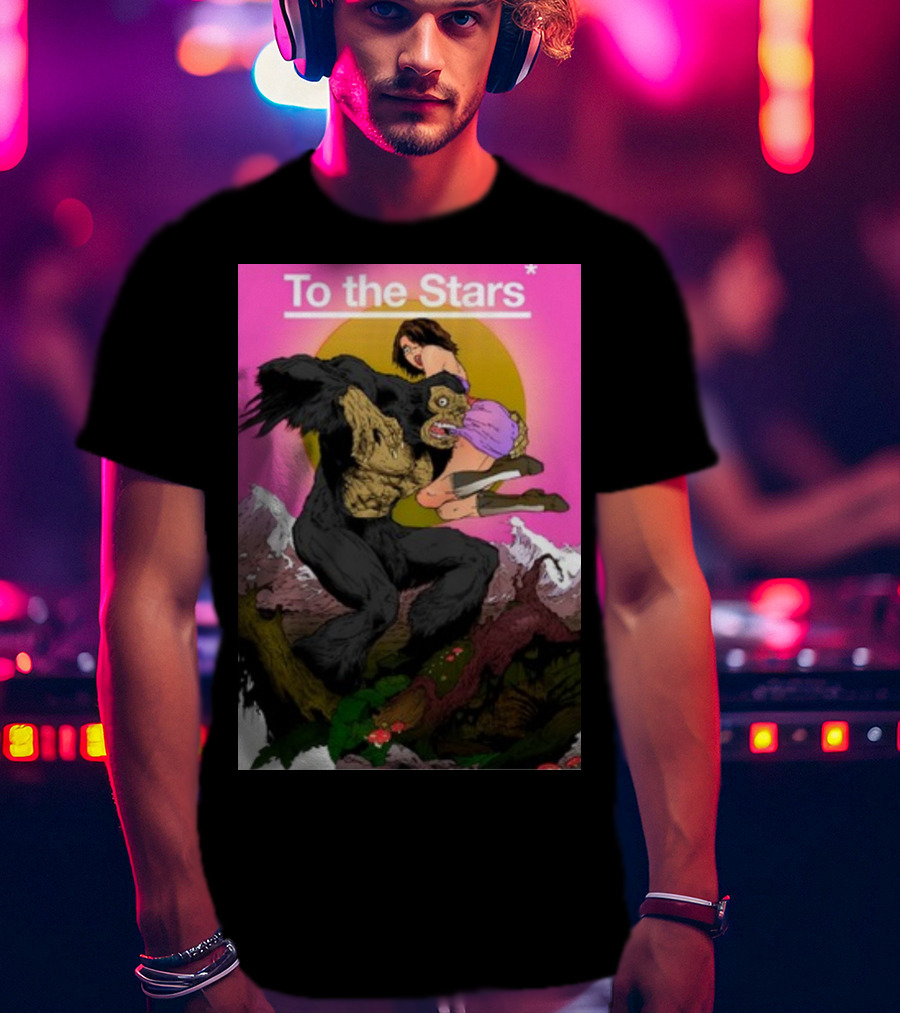 To The Stars Bigfoot Comic By Thomas Tenney T-Shirt