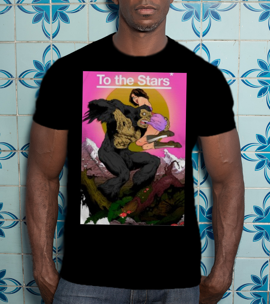 To The Stars Bigfoot Comic By Thomas Tenney T-Shirt