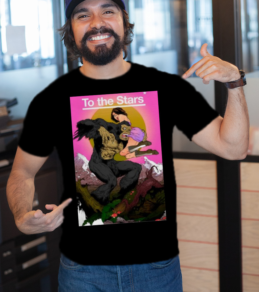 To The Stars Bigfoot Comic By Thomas Tenney T-Shirt