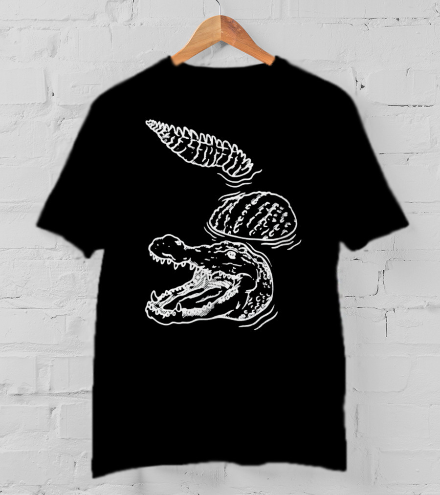 Let's Trip Crocodile Alligators Ice Cream Cone Fusion T-Shirt