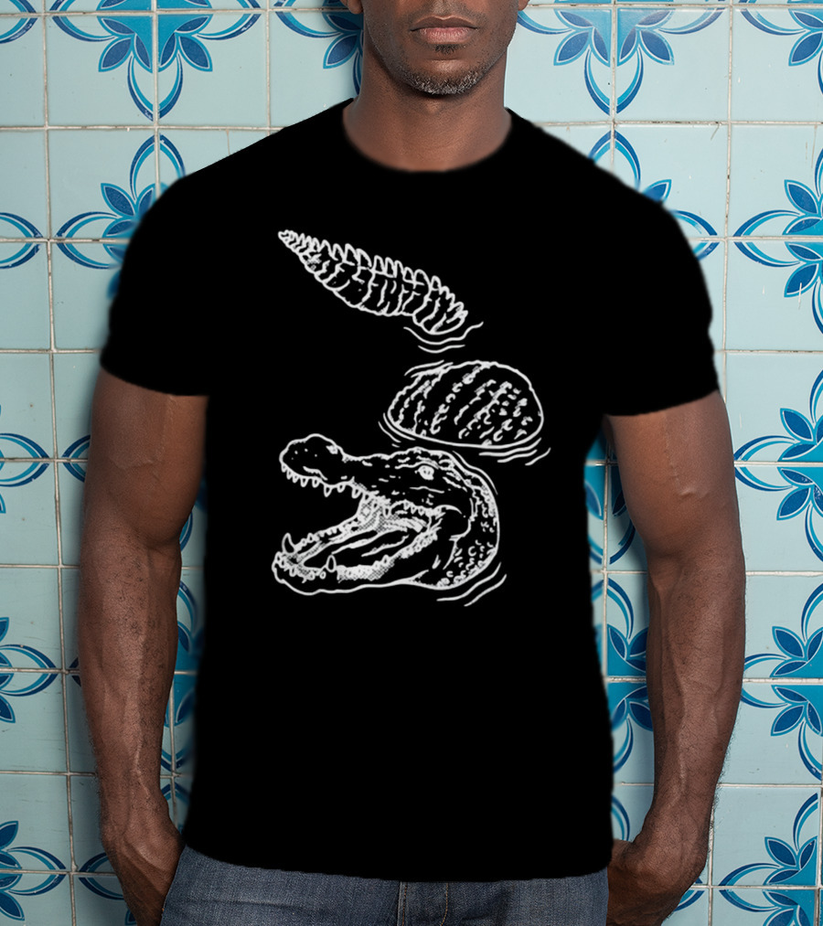 Let's Trip Crocodile Alligators Ice Cream Cone Fusion T-Shirt