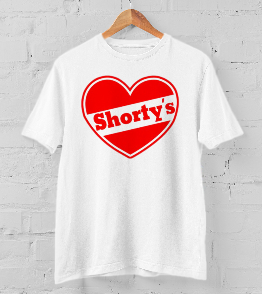 Shorty's Heart Logo Red Heart T-Shirt