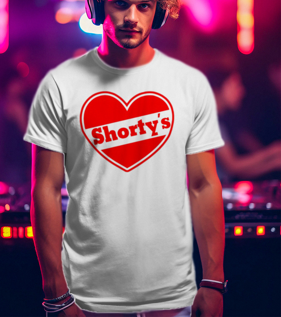 Shorty's Heart Logo Red Heart T-Shirt