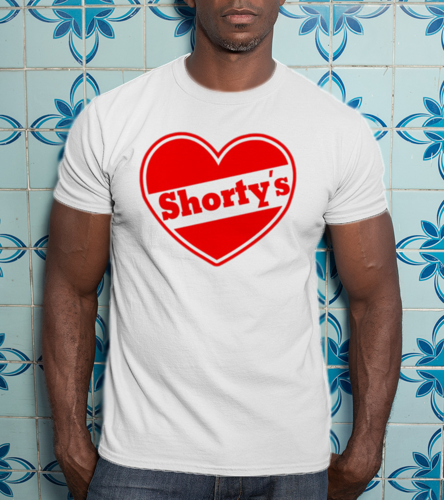 Shorty's Heart Logo Red Heart T-Shirt