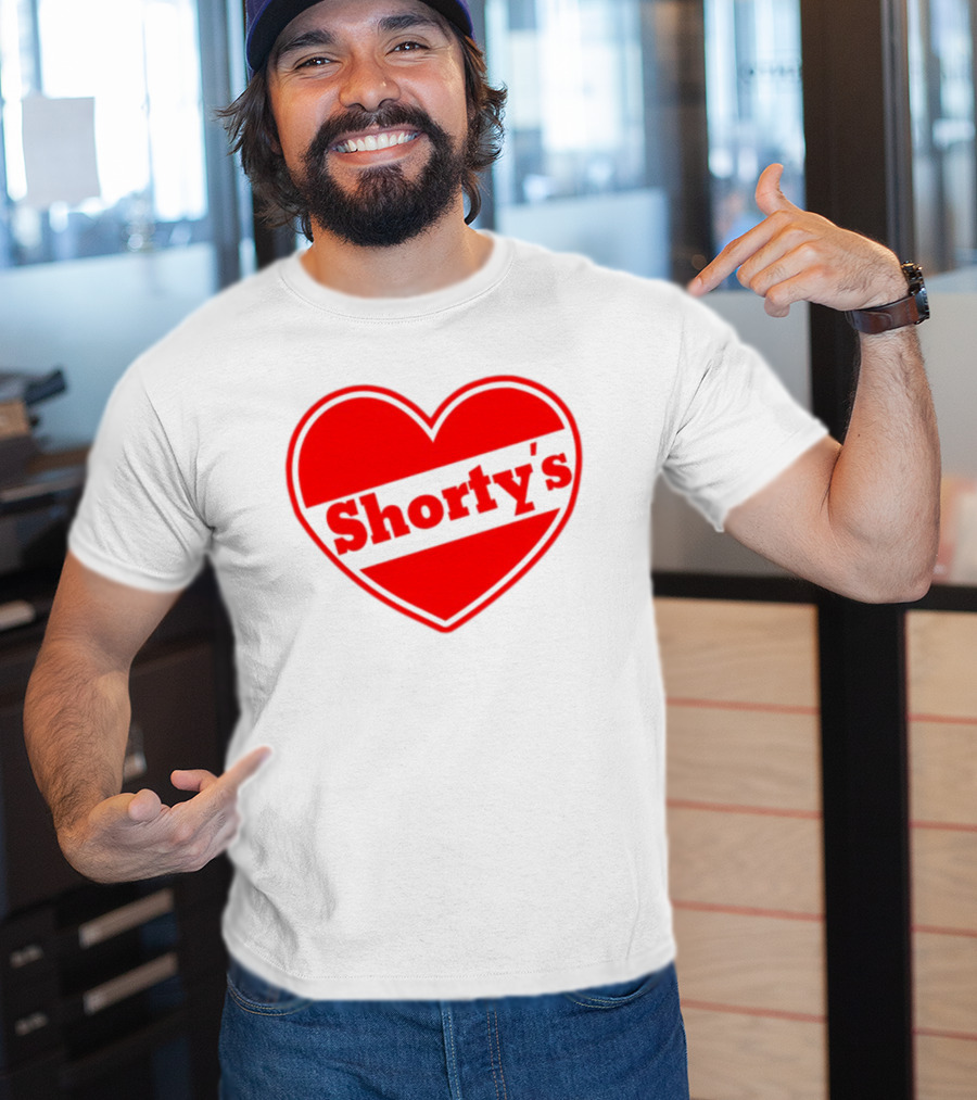 Shorty's Heart Logo Red Heart T-Shirt