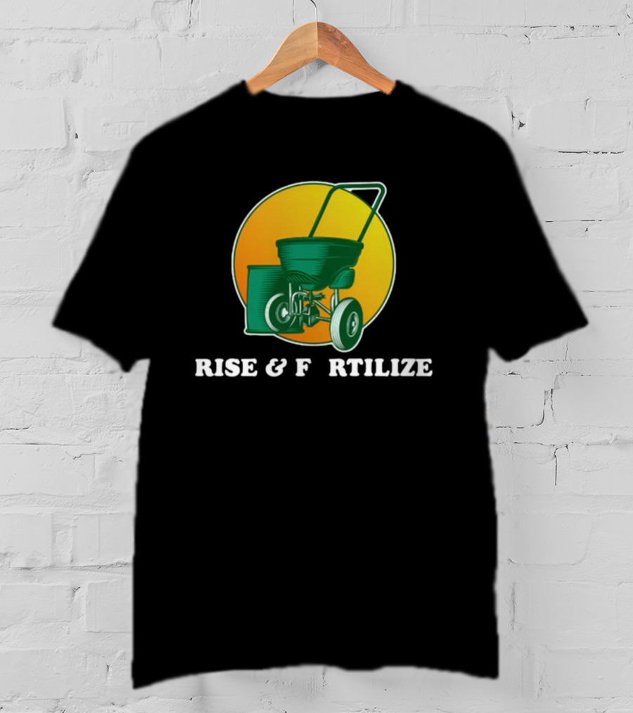 Sunrise And Lawn Spreader Humor T-Shirt