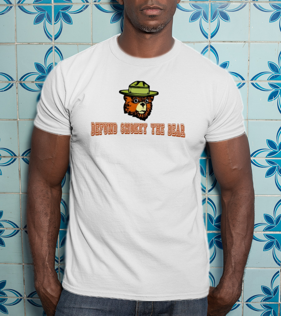 Niceshirtthanks Defund Smokey The Bear T-Shirt