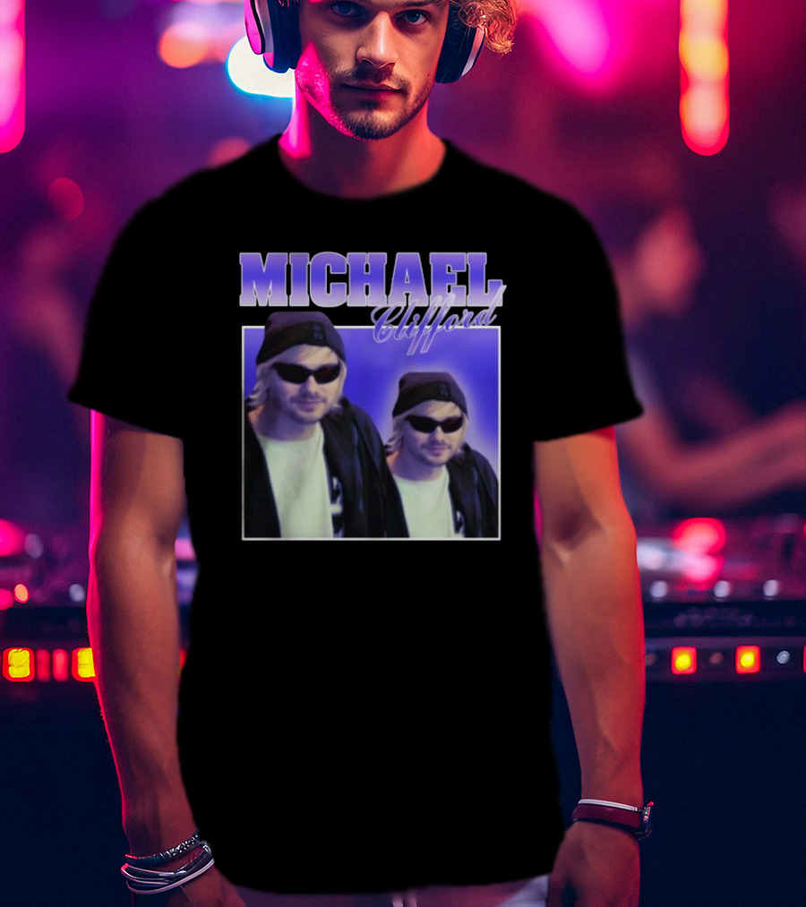 Tha5SOSFamily Vintage Michael Clifford Double Portrait T-Shirt