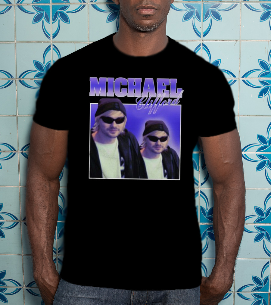 Tha5SOSFamily Vintage Michael Clifford Double Portrait T-Shirt