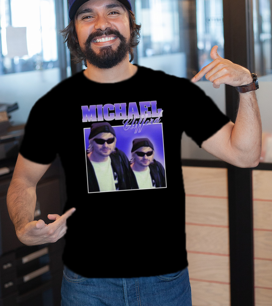 Tha5SOSFamily Vintage Michael Clifford Double Portrait T-Shirt
