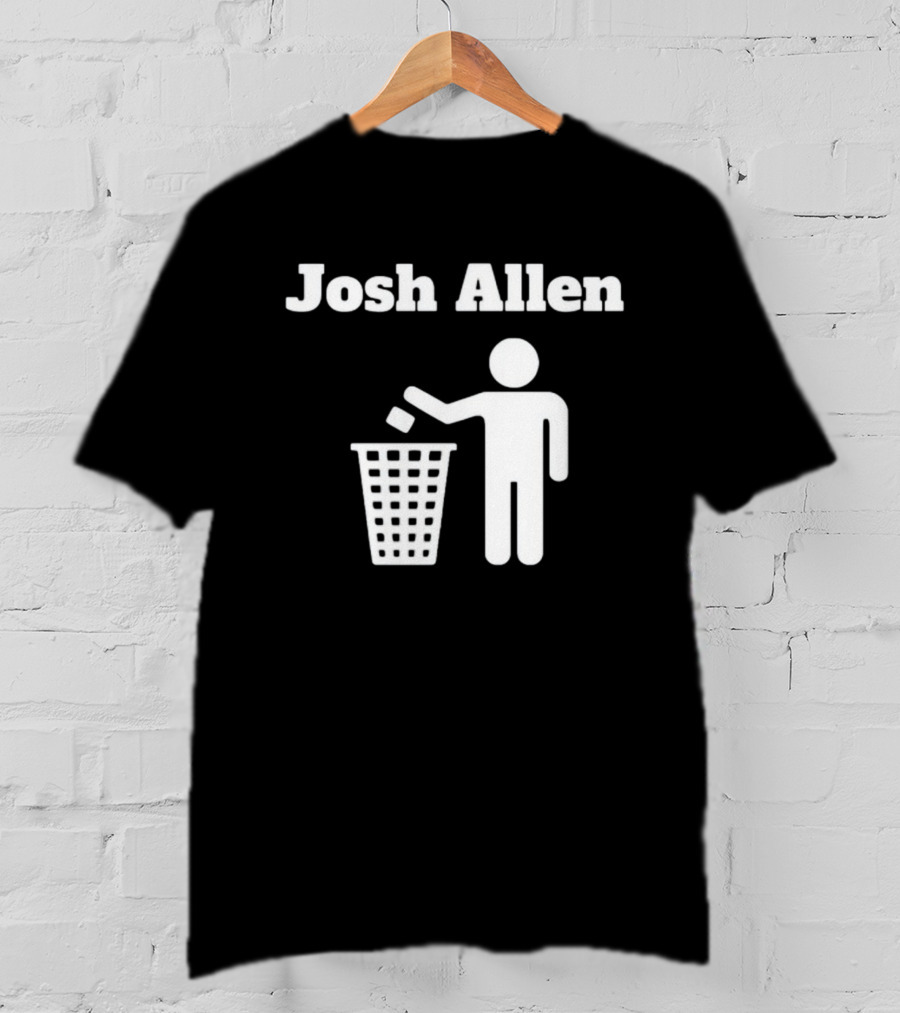 Josh Allen Trash Iconic Disposal Mock T-Shirt