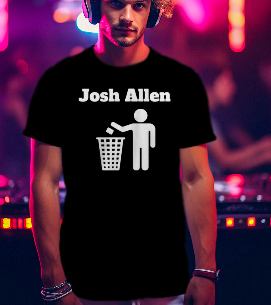 Josh Allen Trash Iconic Disposal Mock T-Shirt