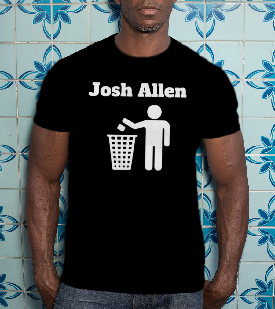 Josh Allen Trash Iconic Disposal Mock T-Shirt
