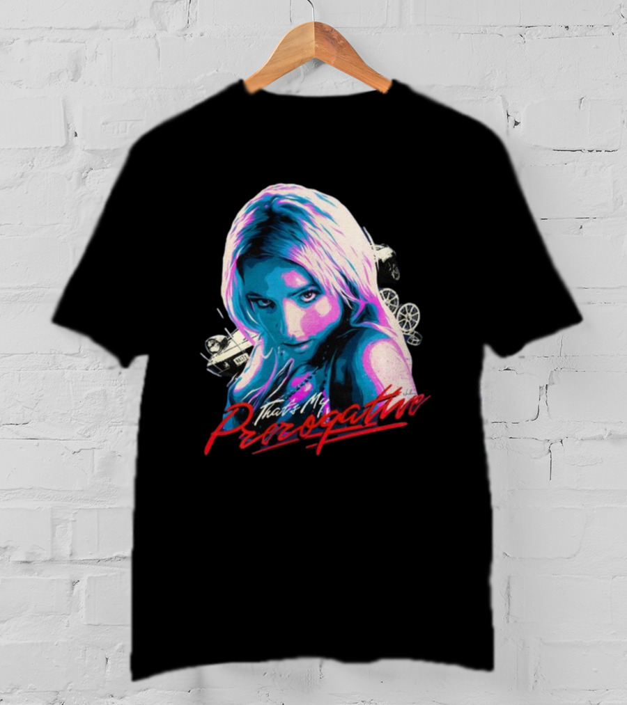 Nordacious Britney Spears That's My Prerogative Retro Car Aesthetic T-Shirt