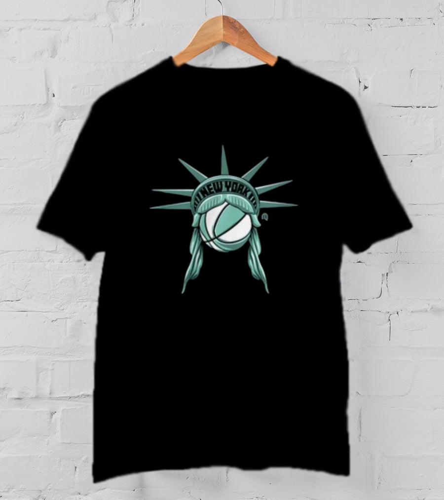 New York Liberty Basketball Ny Lady Liberty T-Shirt