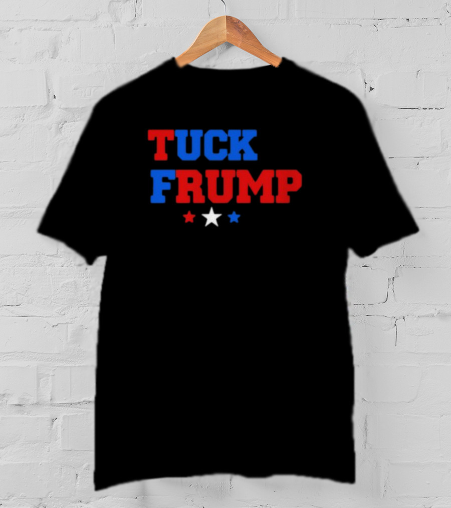 Yourbluechannel Tuck Frump Red Blue White Stars T-Shirt