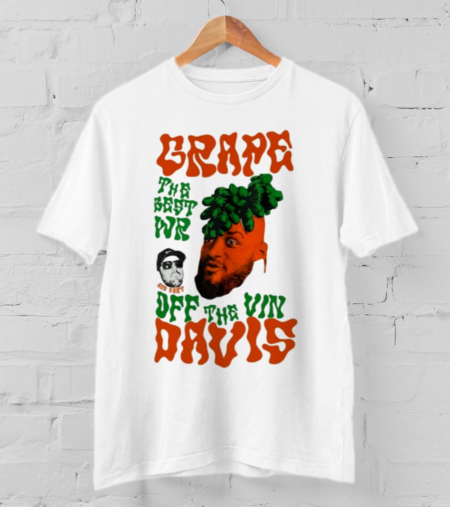 Grape Davis The Best WR Off The Vine T-Shirt