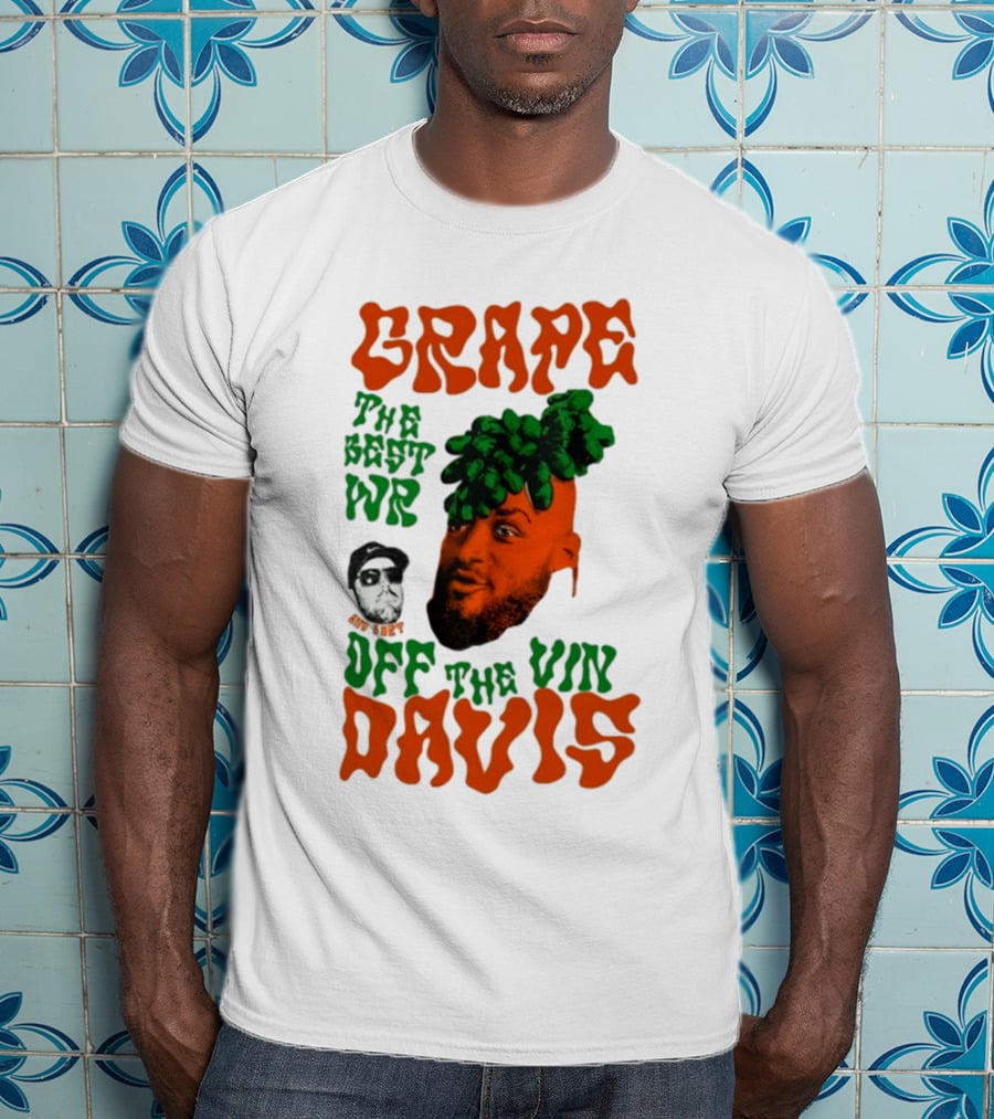 Grape Davis The Best WR Off The Vine T-Shirt