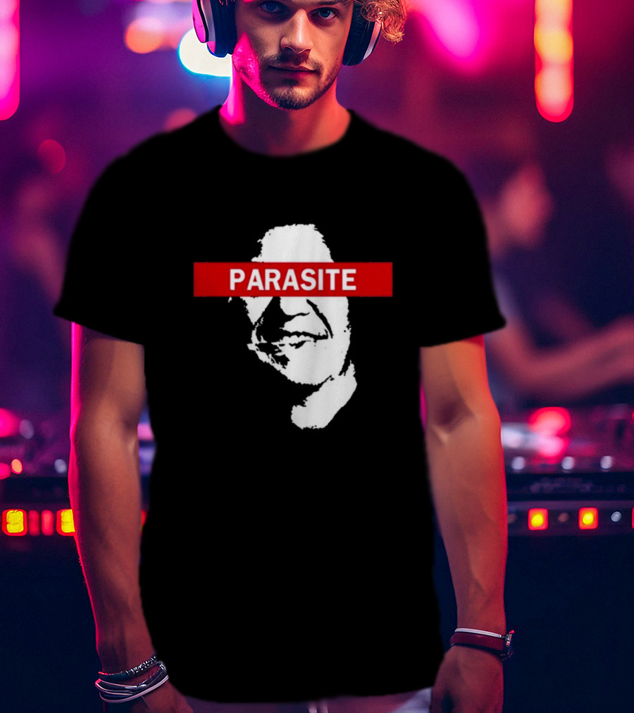 Nabunturanguy Davaomigrant Parasite Face Red Bar Iconic T-Shirt
